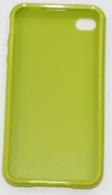 Силиконов гръб за Apple iPhone 4 Гланц Тъмно Зелен