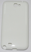Силиконов гръб за Samsung N7100 Galaxy Note 2 Гланц Бял