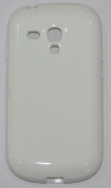 Силиконов гръб за Samsung i8190 Galaxy S3 mini Гланц Светло Бял