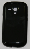 Силиконов гръб за Samsung i8190 Galaxy S3 mini Гланц Светло Черен