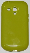 Силиконов гръб за Samsung i8190 Galaxy S3 mini Гланц Тъмно Зелен 