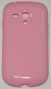 Силиконов гръб за Samsung i8190 Galaxy S3 mini Гланц Светло Розов
