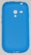 Силиконов гръб за Samsung i8190 Galaxy S3 mini Гланц Син