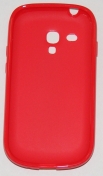 Силиконов гръб за Samsung i8190 Galaxy S3 mini Гланц Червен