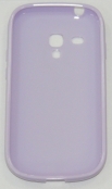 Силиконов гръб за Samsung i8190 Galaxy S3 mini Гланц Светло Лилав