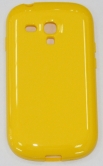 Силиконов гръб за Samsung i8190 Galaxy S3 mini Гланц Жълт