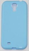 Силиконов гръб за Samsung i9500 Galaxy S4 Гланц Светло Син