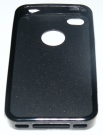 Силиконов гръб ТПУ за Apple iPhone 4G/4GS Черен