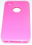 Силиконов гръб ТПУ за Apple iPhone 4G/4GS Розов