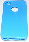 Силиконов гръб ТПУ за Apple iPhone 4G/4GS Син