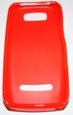Силиконов гръб ТПУ за Nokia Asha 305 Червен