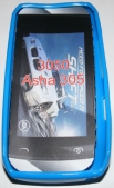 Силиконов гръб ТПУ за Nokia Asha 305 Син