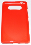 Силиконов гръб ТПУ за Nokia Lumia 820 Червен