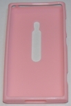 Силиконов гръб ТПУ за Nokia Lumia 800 Розов
