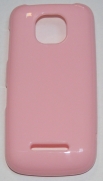 Силиконов гръб ТПУ за Nokia Asha 311 Розов