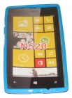 Силиконов гръб ТПУ за Nokia Lumia 520 Син