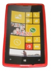 Силиконов гръб ТПУ за Nokia Lumia 520 Червен