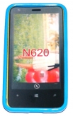 Силиконов гръб ТПУ за Nokia Lumia 620 Син