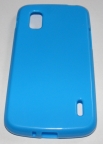 Силиконов гръб ТПУ за LG Nexus 4 E960 Син