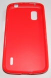 Силиконов гръб ТПУ за LG Nexus 4 E960 Червен