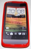 Силиконов гръб ТПУ за HTC One V Червен