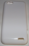 Силиконов гръб ТПУ за HTC One V Бял