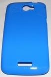 Силиконов гръб ТПУ за HTC One X Син