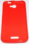 Силиконов гръб ТПУ за HTC One X Червен