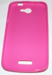 Силиконов гръб ТПУ за HTC One X Розов