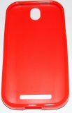Силиконов гръб ТПУ за HTC One ST Червен