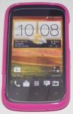 Силиконов гръб ТПУ за HTC Desire C A320e Розов