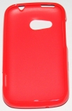 Силиконов гръб ТПУ за HTC Desire C A320e Червен