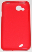 Силиконов гръб ТПУ за HTC Desire VC T328D Червен