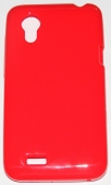 Силиконов гръб ТПУ за HTC Desire VT T328t Червен