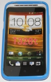 Силиконов гръб ТПУ за HTC Desire VT T328t Син