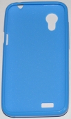 Силиконов гръб ТПУ за HTC Desire VT T328t Син