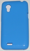 Силиконов гръб ТПУ за HTC Desire VT T328t Син