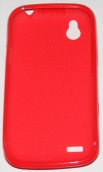 Силиконов гръб ТПУ за HTC Desire V T328w Червен