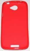 Силиконов гръб ТПУ за HTC One S Z520e Червен