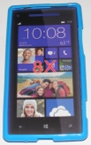 Силиконов гръб ТПУ за HTC 8X Син