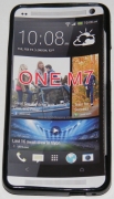 Силиконов гръб ТПУ за HTC One M7 Черен