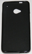 Силиконов гръб ТПУ за HTC One M7 Черен