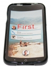 Силиконов гръб ТПУ за HTC First Черен