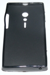 Силиконов гръб ТПУ за Sony Xperia ion LT28i Черен