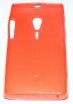 Силиконов гръб ТПУ за Sony Xperia ion LT28i Червен