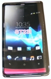 Силиконов гръб ТПУ за Sony Xperia miro ST23i Черен