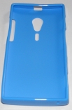 Силиконов гръб ТПУ за Sony Xperia ion LT28i Син