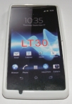 Силиконов гръб ТПУ за Sony Xperia TX LT30P Бял