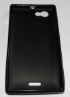 Силиконов гръб ТПУ за Sony Xperia J ST26i Черен