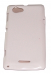 Силиконов гръб ТПУ за Sony Xperia L S36h Бял